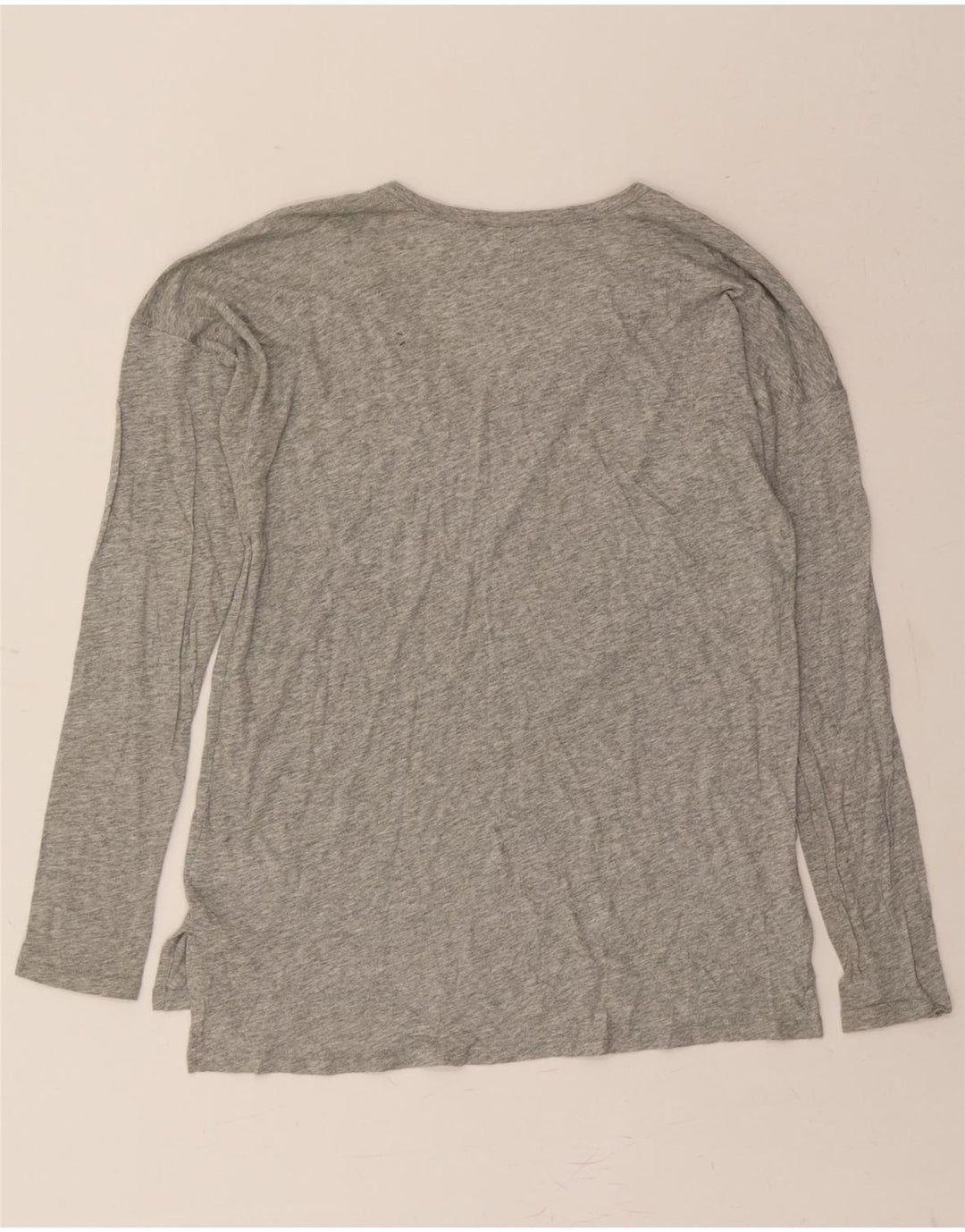 MICHAEL KORS Womens Top Long Sleeve UK 10 Small Grey Cotton Vintage Michael Kors and Second-Hand Michael Kors from Messina Hembry 