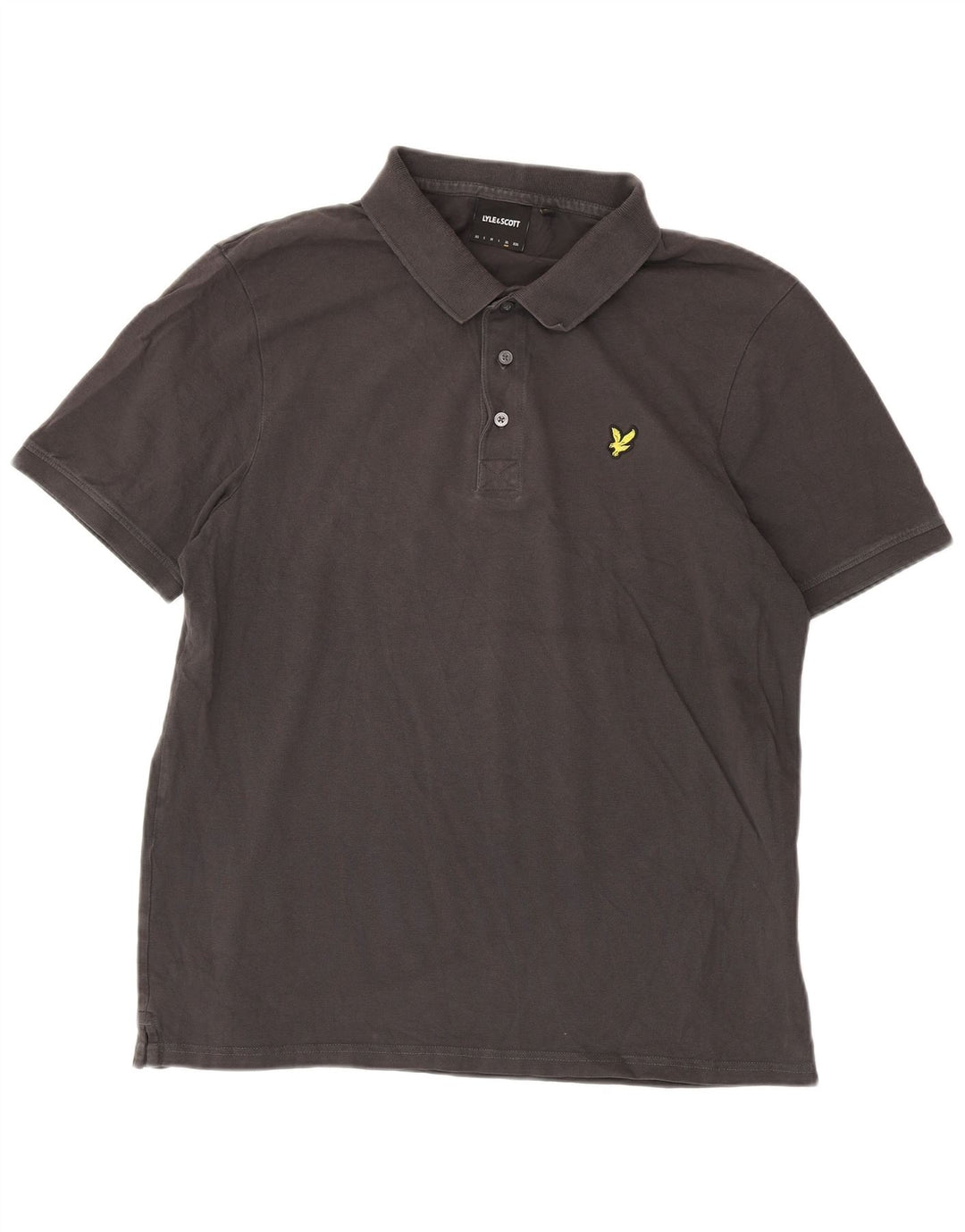 Lyle & Scott Polo Homme XL Gris Coton
