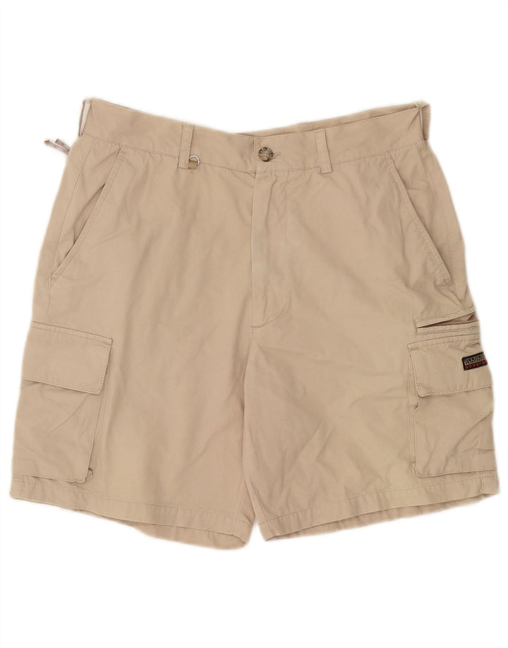 Pantaloncini cargo da uomo Napapijri IT 48 medi W30 in cotone beige
