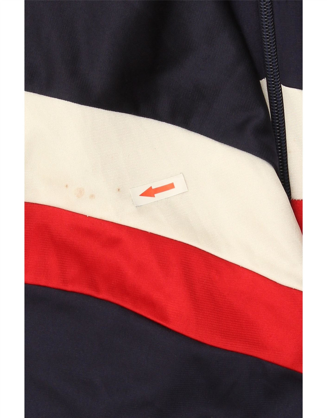 Champion Mens Tracksuit Top Jacket Medium Navy Blue Colourblock Polyester