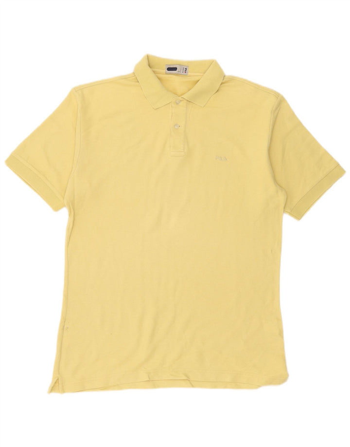 Fila Herren Poloshirt Mittelgelb