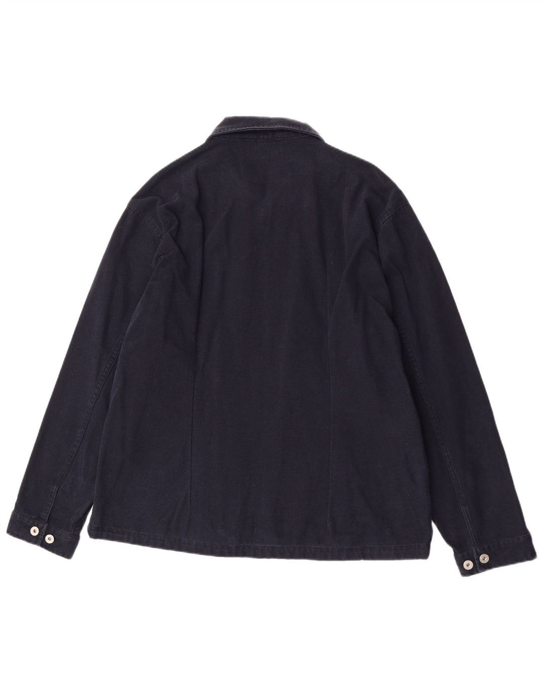 Sasch Mens Bomber Jacket UK 42 XL Navy Blue Cotton