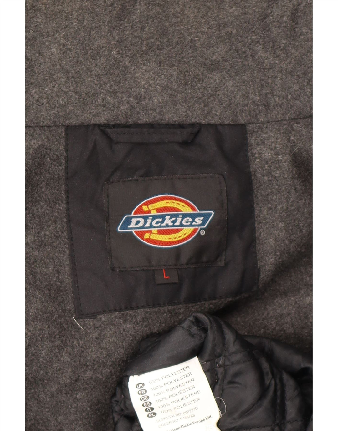 Jachetă de vânt pentru bărbați Dickies UK 40 Poliester negru mare