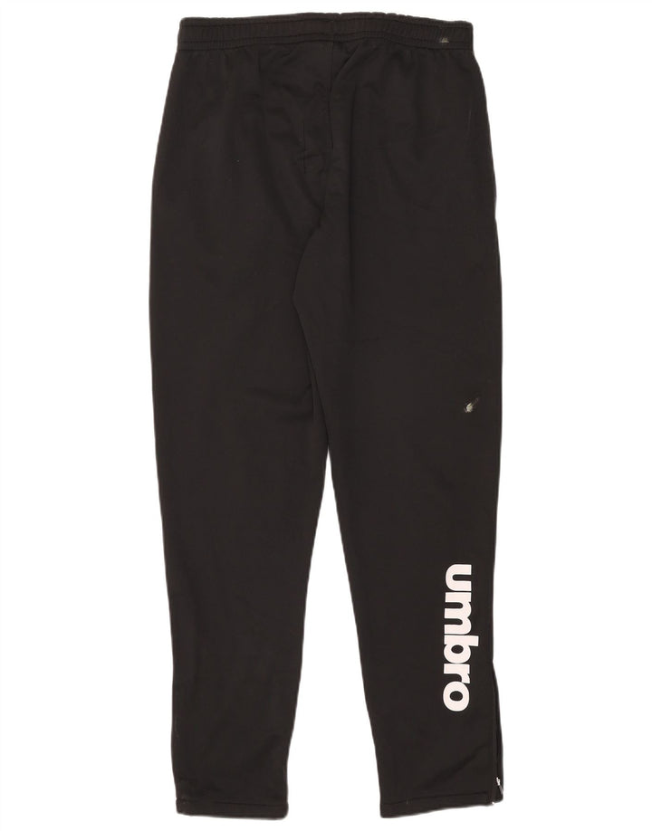 Pantaloni da tuta grafici da uomo UMBRO poliestere nero medio