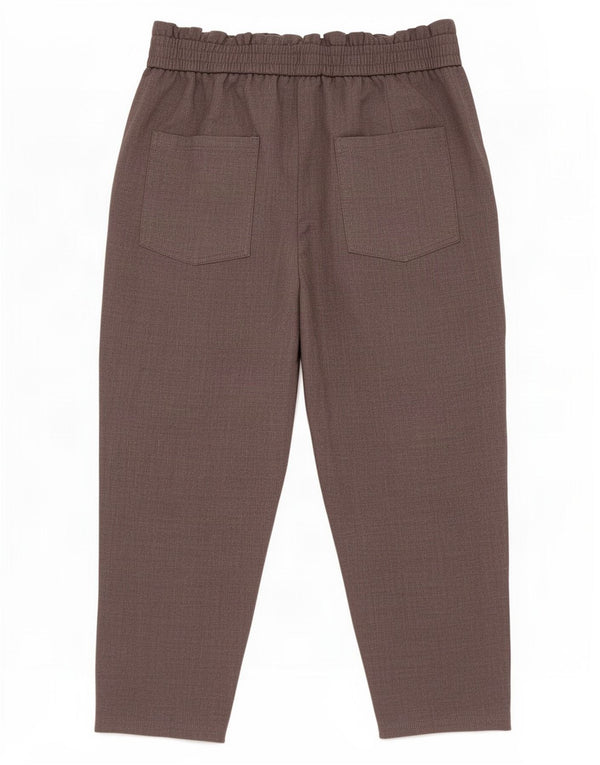 Zara Pantalones Cortos Cónicos De Cintura Alta Para Mujer 2XL W34 L24 Gris