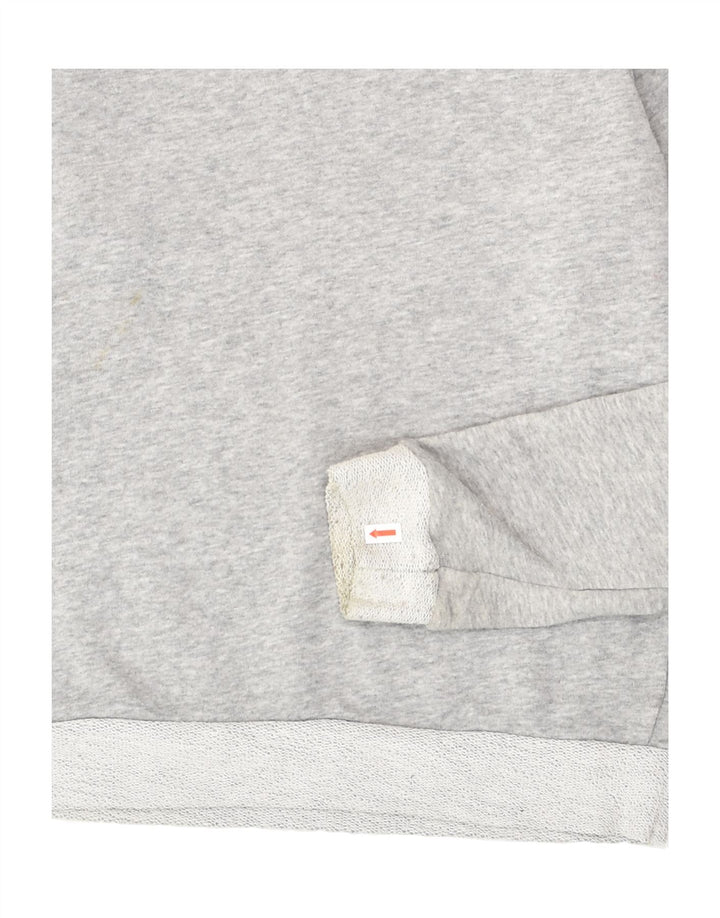 BENETTON Boys Graphic Sweatshirt Jumper 10-11 Years Medium  Grey Flecked | Vintage Benetton | Thrift | Second-Hand Benetton | Used Clothing | Messina Hembry 