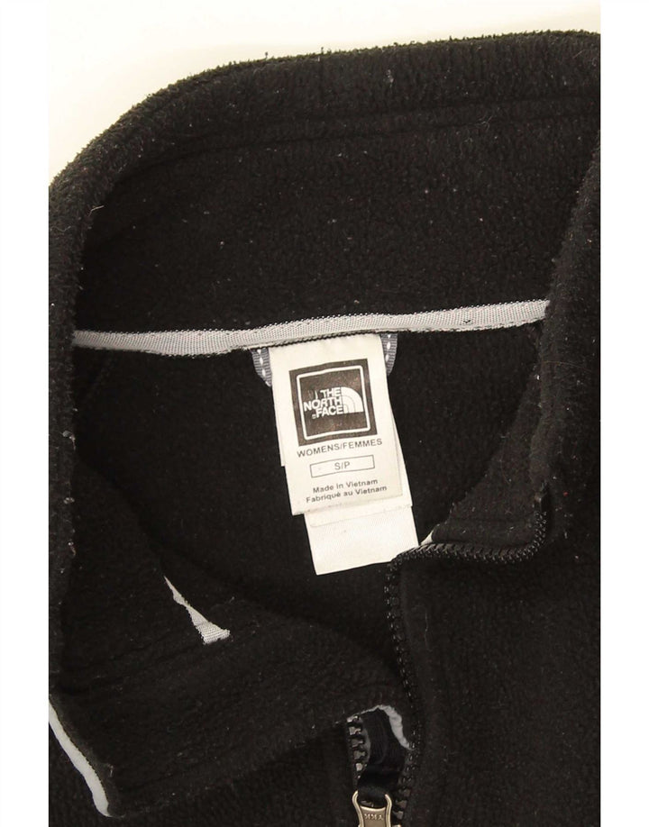 The North Face Womens Liner Fleece Jacket UK 10 Small Black Polyester
