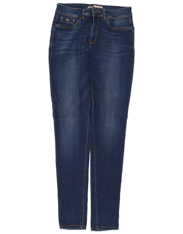 Superdry Damen Sophia Skinny Jeans W30 L32 Blaue Baumwolle