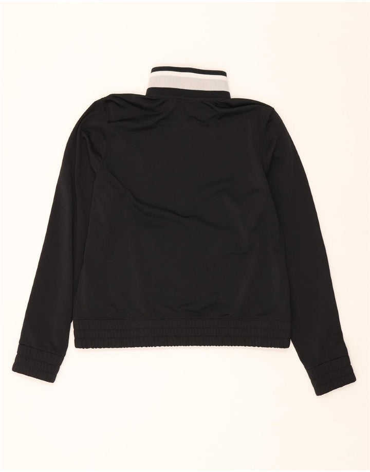 NIKE Womens Tracksuit Top Jacket UK 10 Small Black Polyester Vintage Nike and Second-Hand Nike from Messina Hembry 