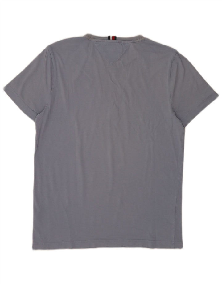 Tommy Hilfiger Mens Graphic T-Shirt Top Medium Blue Cotton