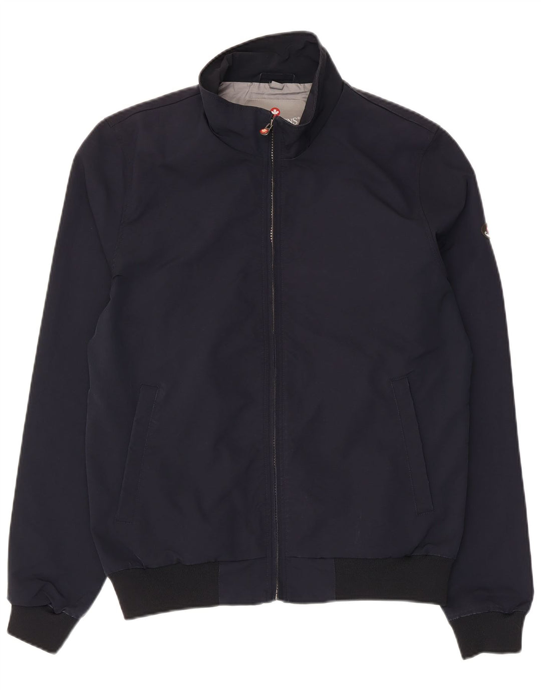 Canadiens Mens Bomber Jacket IT 48 Medium Navy Blue Polyester
