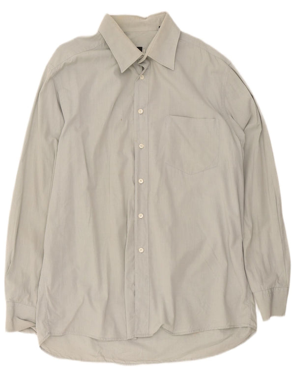 Camicia da uomo Hugo Boss taglia 17 1/2 44 XL grigia