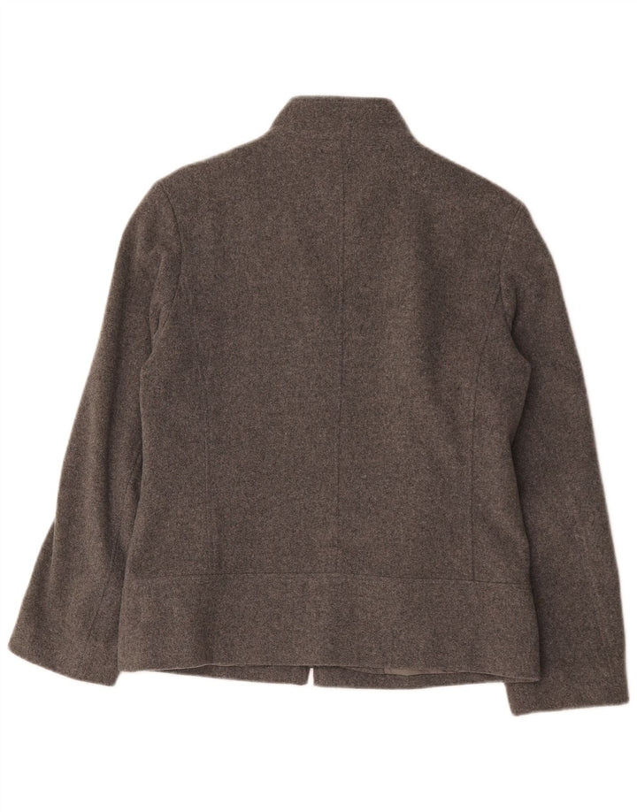 Marks & Spencer Chaqueta Bomber Extragrande para Mujer UK 10 Small Grey Wool
