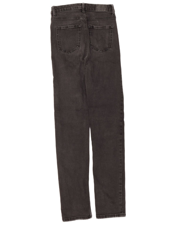 Marks & Spencer Damen Sienna Straight Jeans UK 8 Small W24 L30 Grau