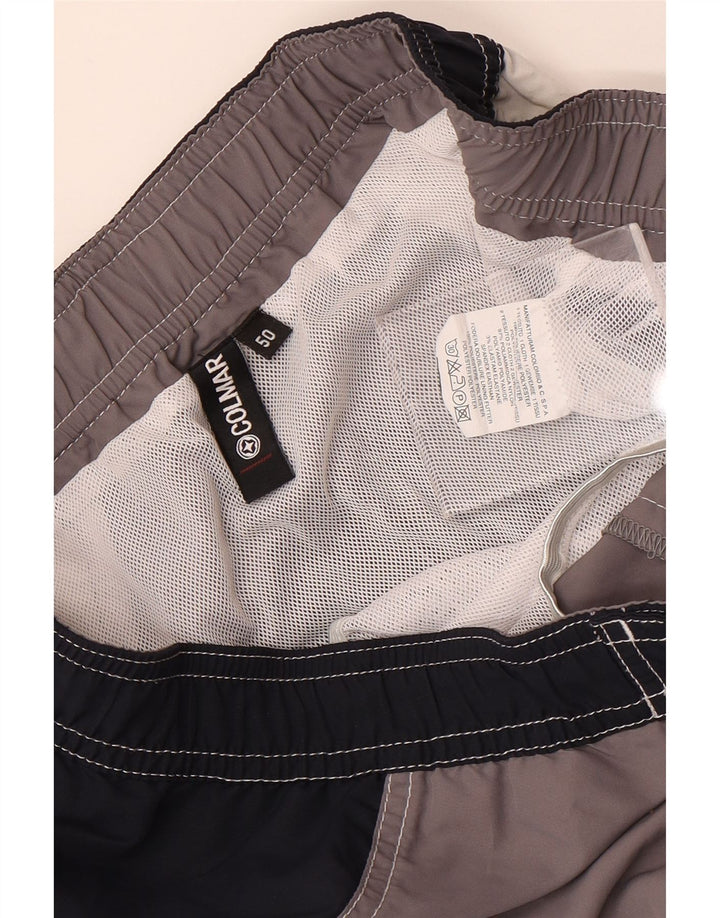Colmar Herre grafiske badeshorts IT 50 Large Grå Colourblock Polyester