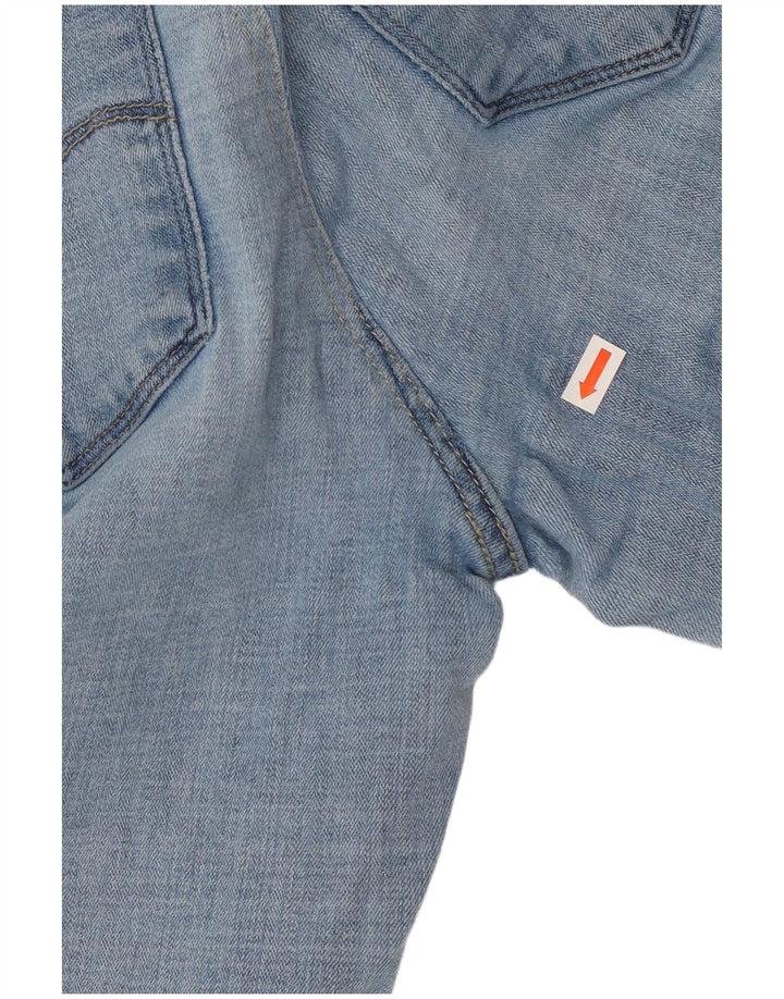 LEVI'S Womens Straight Jeans W29 L32 Blue Cotton