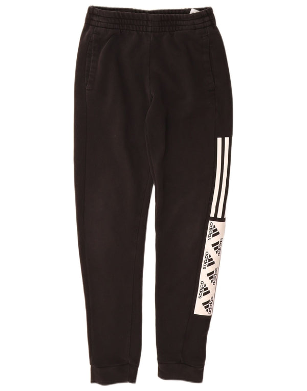 Adidas Drenge Træningsdragt Bukser Joggers 11-12 år Sort Colourblock