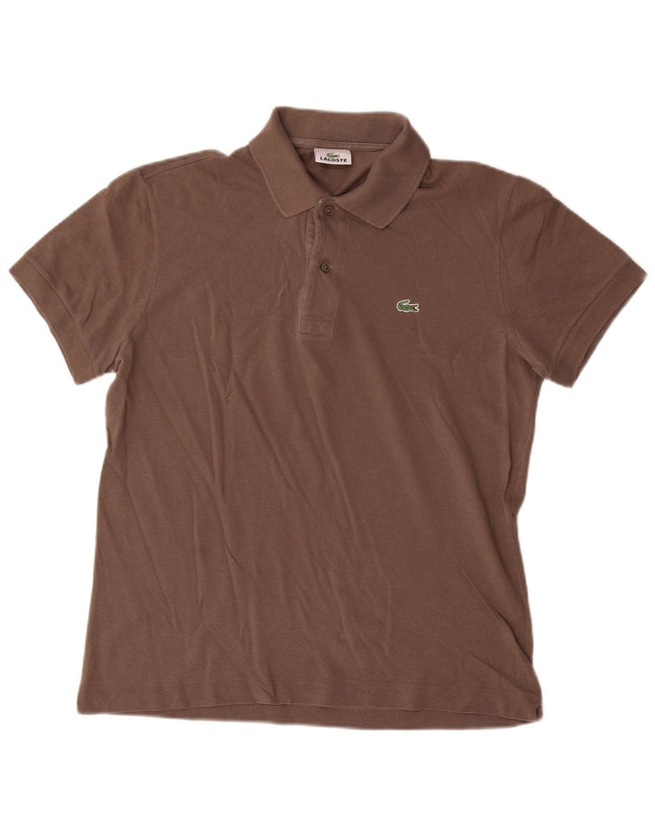 Lacoste herre poloskjorte str. 3 Lille brun bomuld