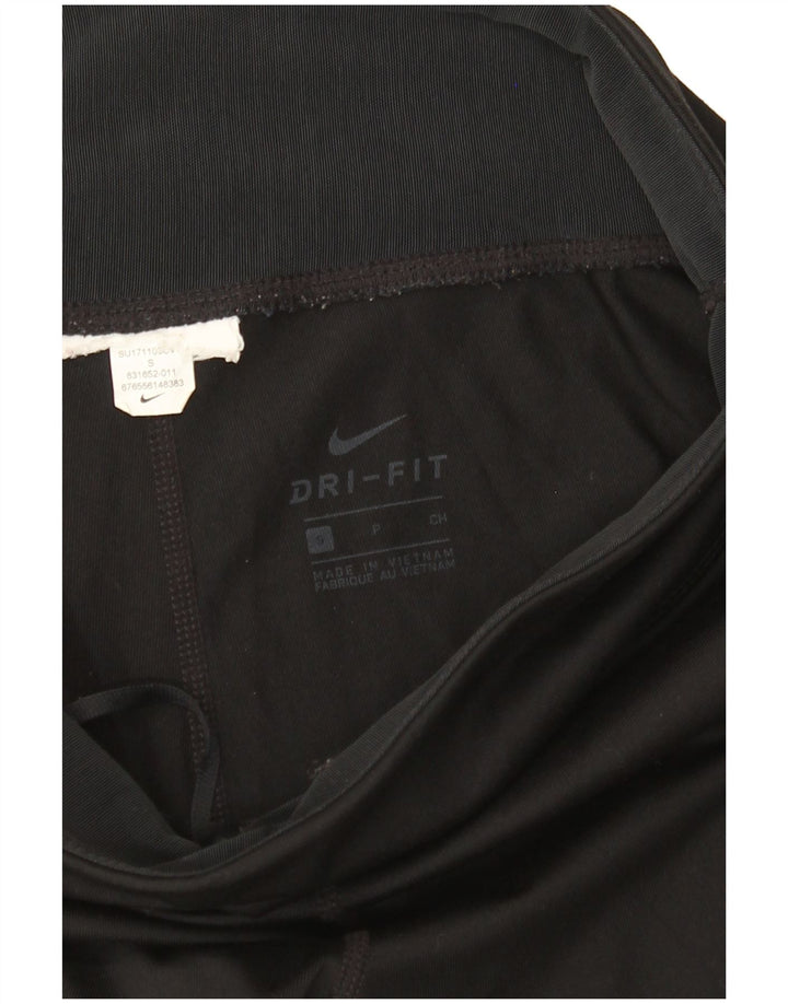Nike Womens Dri Fit Capri Leggings UK 8 Small Black
