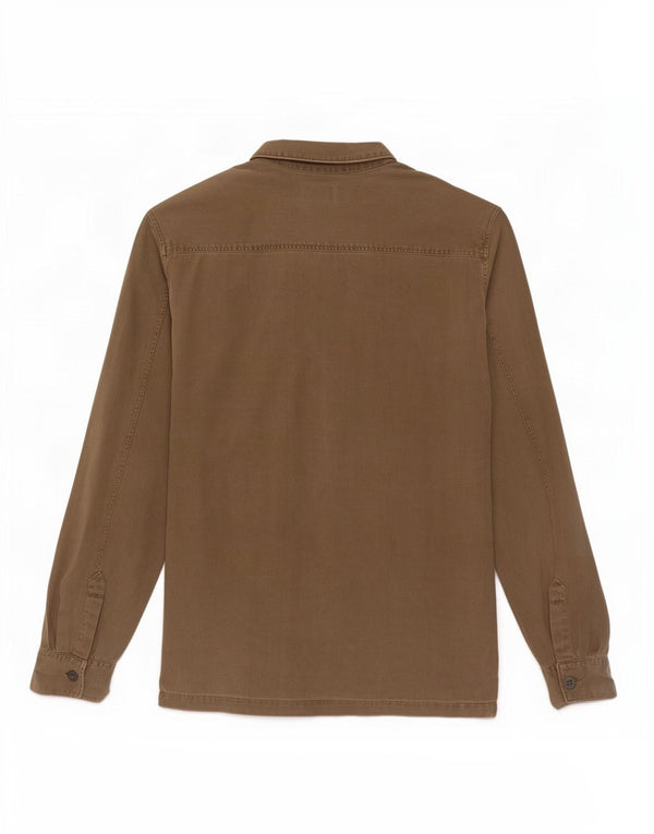 All Saints Mens Shirt Large Khaki Cotton