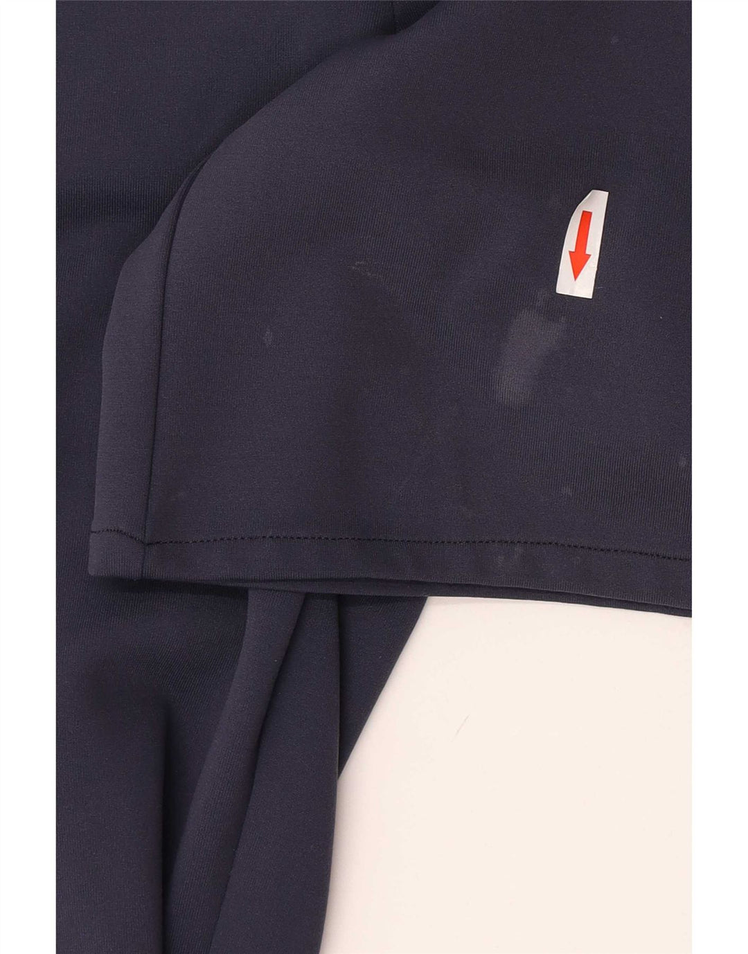 Asics Womens Capri Tracksuit Trousers Small Navy Blue Polyamide