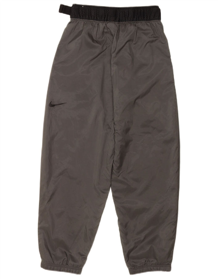 Nike Womens Tracksuit Trousers Joggers UK 4 XS Grey Polyester