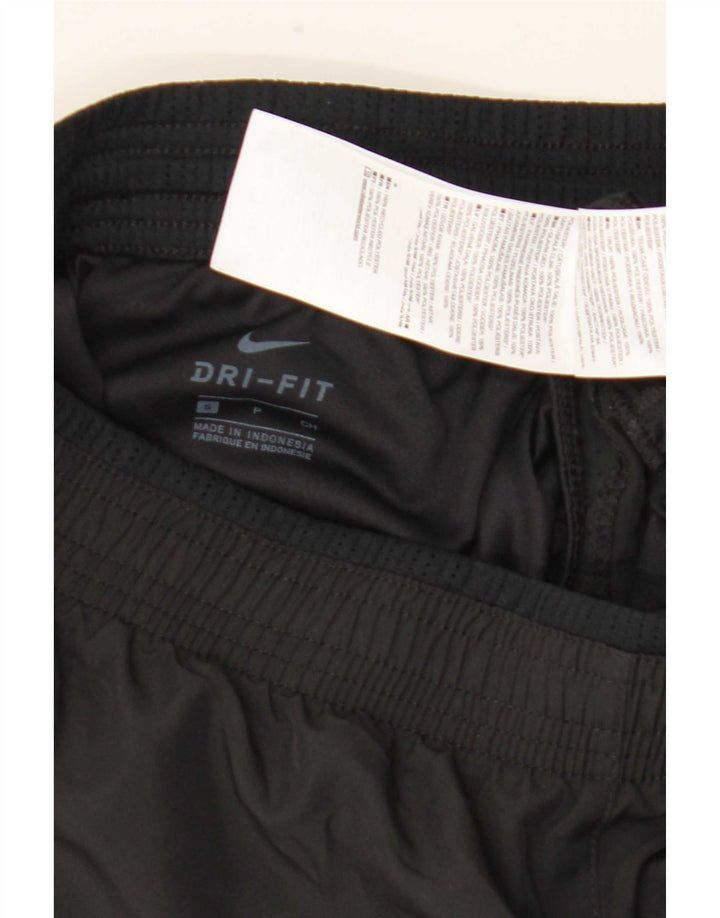 Nike Womens Dri Fit Sport Shorts UK 8 Small Black Polyester