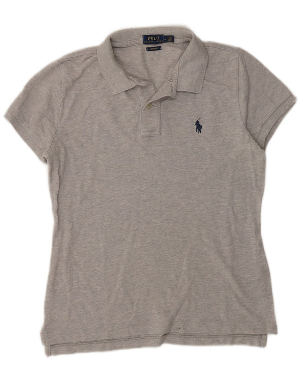 Polo Ralph Lauren Mens Skinny Shirt Medium Grey Flecked Cotton