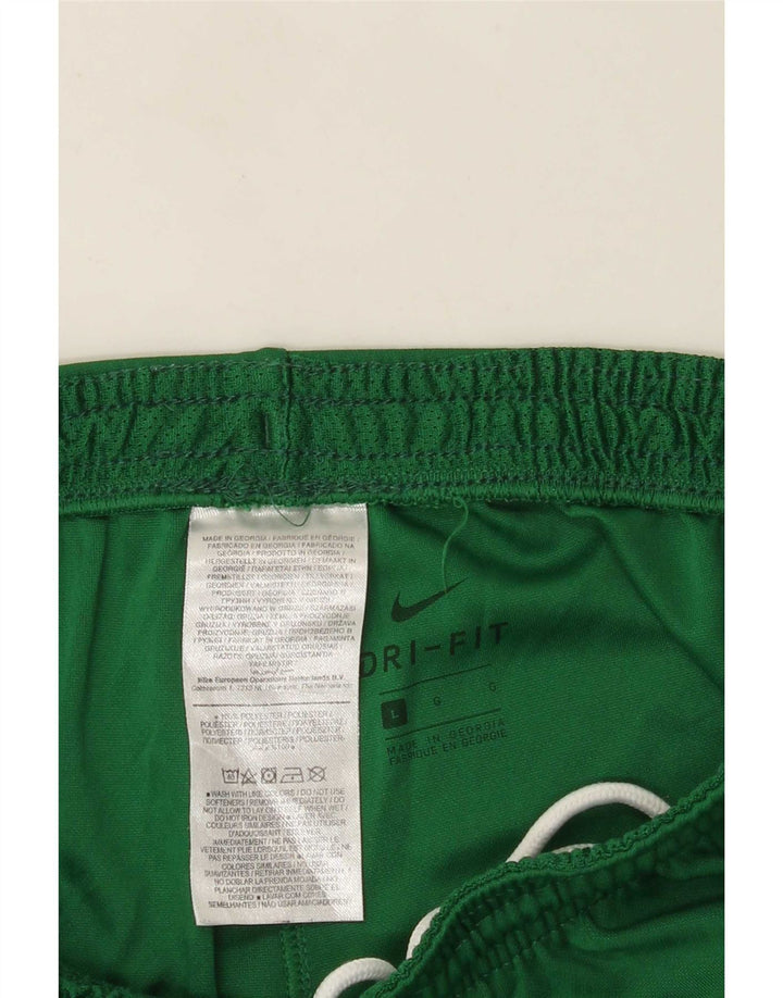 Short de sport Nike Dri Fit pour hommes, grand, vert, polyester