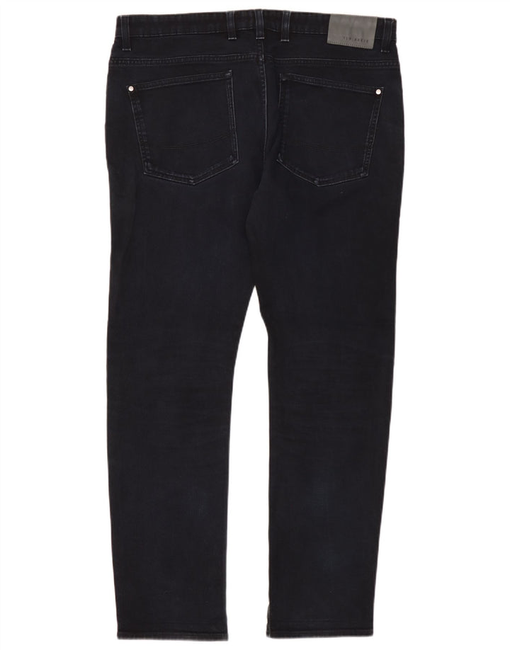 Ted Baker Mens Slim Jeans W36 L32 Navy Blue Cotton