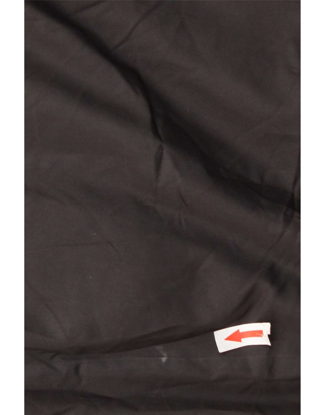 Zara Gilet rembourré à capuche long pour femme UK 14 Medium Noir Polyester