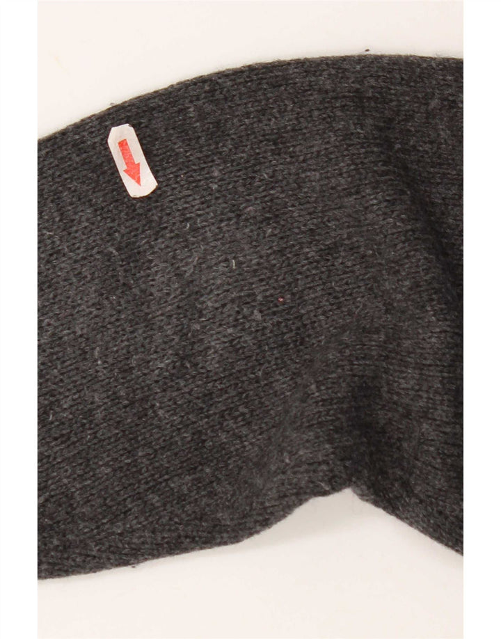 Diesel Mens Cardigan Sweater Medium Grey Wool