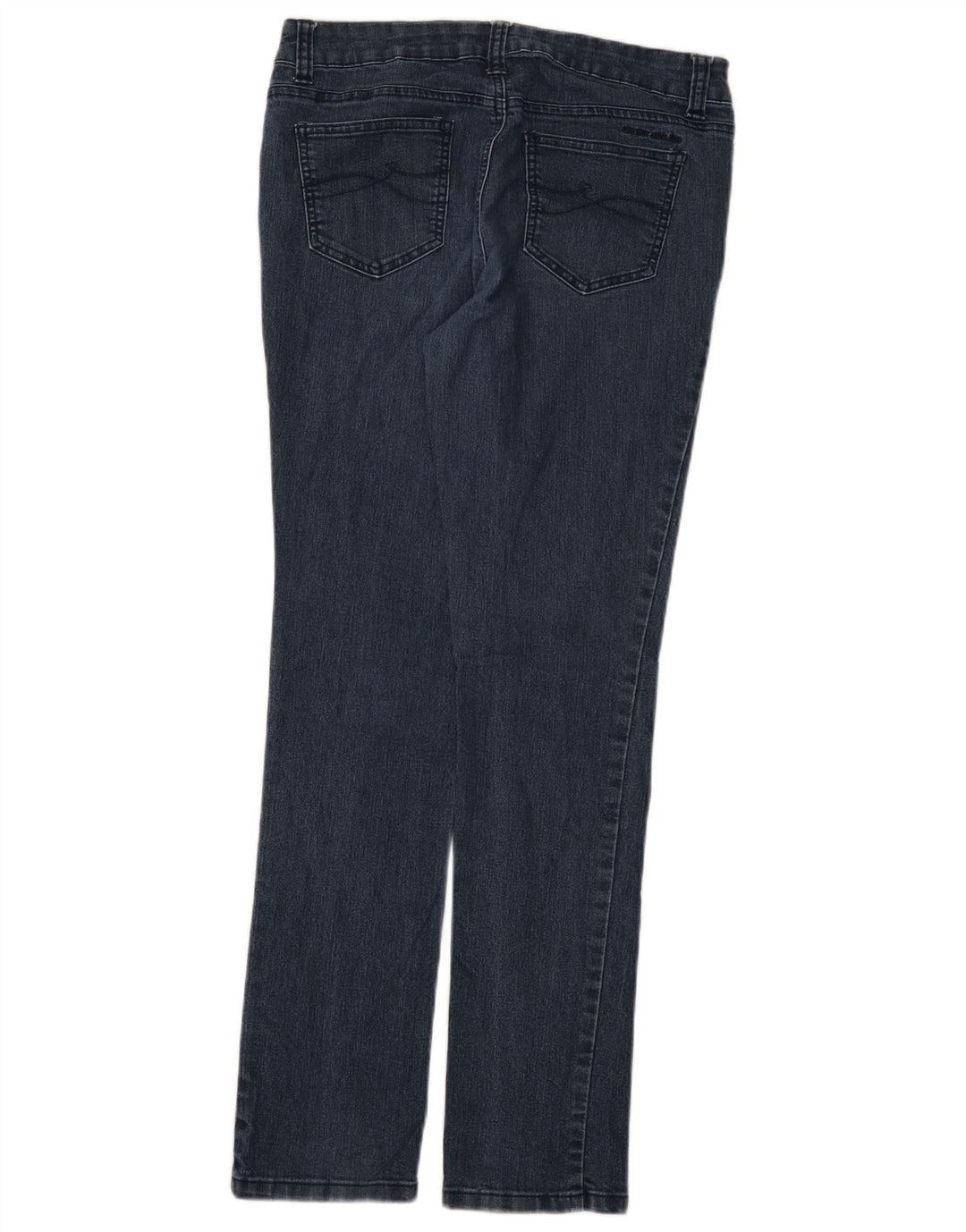 Dkny Womens Slim Jeans US 8 Medium W30 L31 Navy Blue Cotton