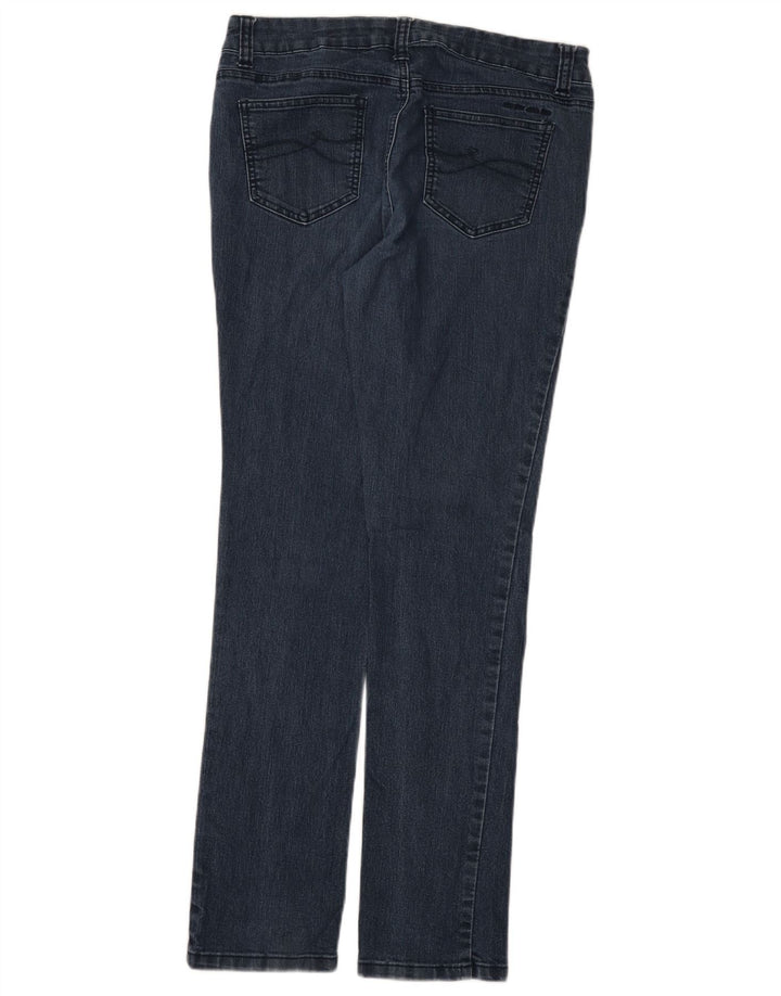 Dkny Womens Slim Jeans US 8 Medium W30 L31 Navy Blue Cotton