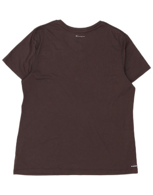 T-shirt da donna Champion Top UK 18 XL poliestere nero