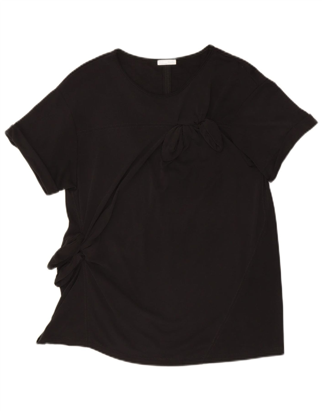ZARA Womens Oversized Blouse Top UK 10 Small Black