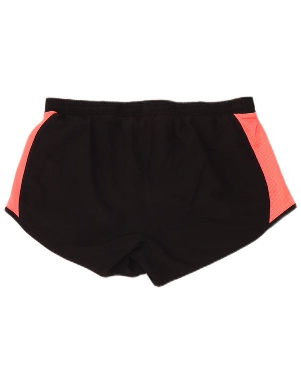 Under Armour Damen Heat Gear Sportshorts UK 16 Large Schwarz Colourblock