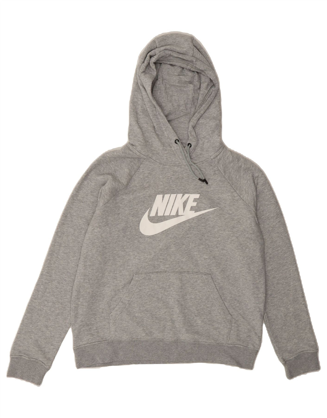 NIKE Mens Graphic Hoodie Jumper Medium Grey Cotton Vintage Nike and Second-Hand Nike from Messina Hembry 