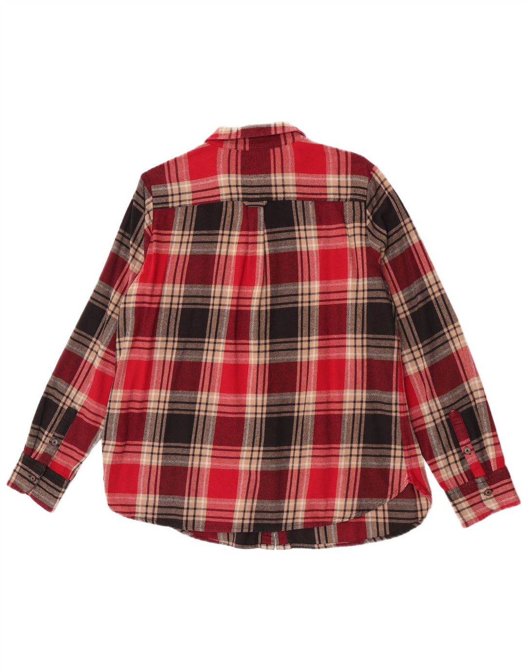 Fat Face Womens Flannel Shirt UK 16 Large Red Check Cotton