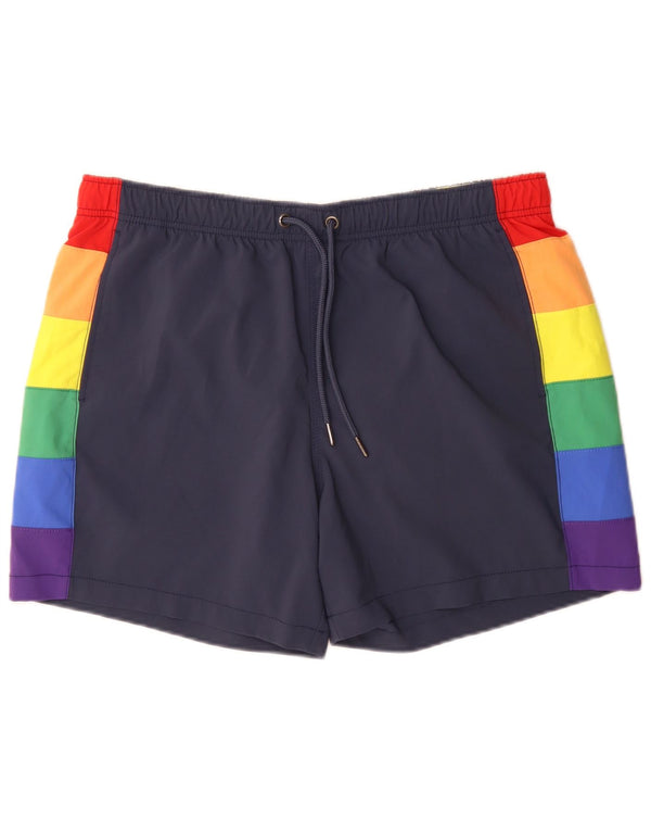 Abercrombie & Fitch muške kratke kupaće hlače XL Blue Colourblock Sport