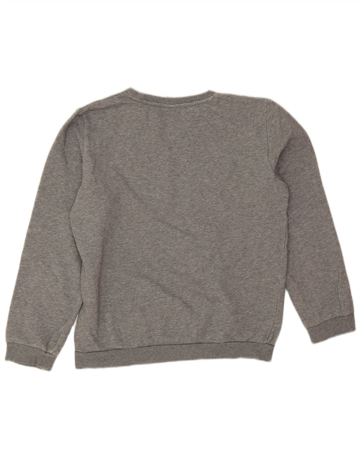 Puma Boys Graphic Sweatshirt Jumper 13-14 Years  Grey Cotton
