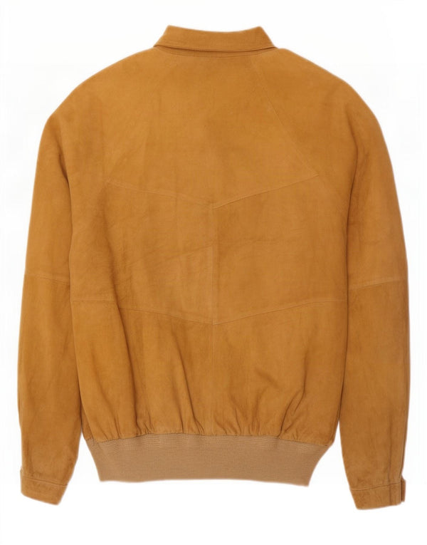 Vintage Mens Suede Jacket UK 42 XL Beige