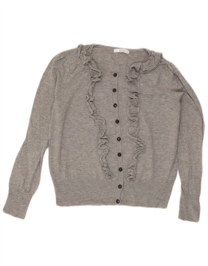 Marks & Spencer Damen-Cardigan-Pullover UK 10 Small Grau meliert