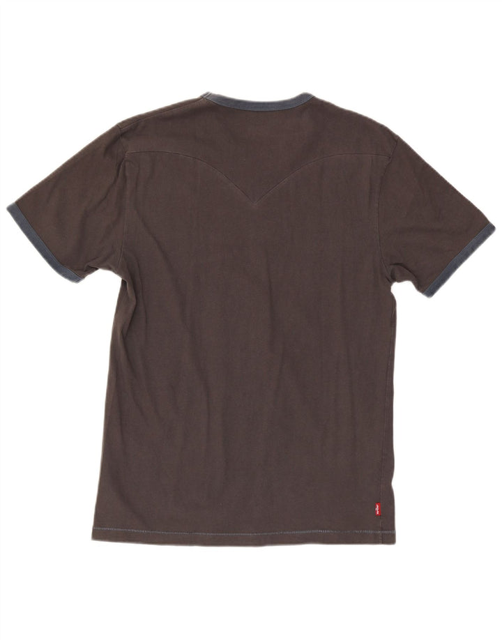 Levi's Mens Graphic T-Shirt Top Large Grey Cotton