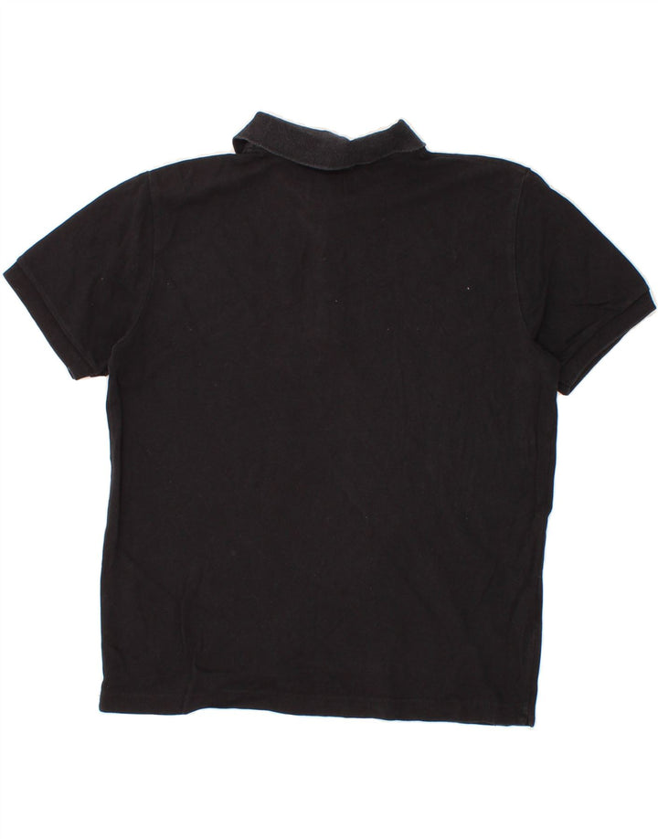CALVIN KLEIN Mens Polo Shirt Large Black Cotton Vintage Calvin Klein and Second-Hand Calvin Klein from Messina Hembry 