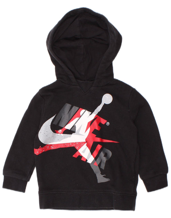 Felpa con cappuccio grafica Jordan Baby Boys 12-18 mesi Nera