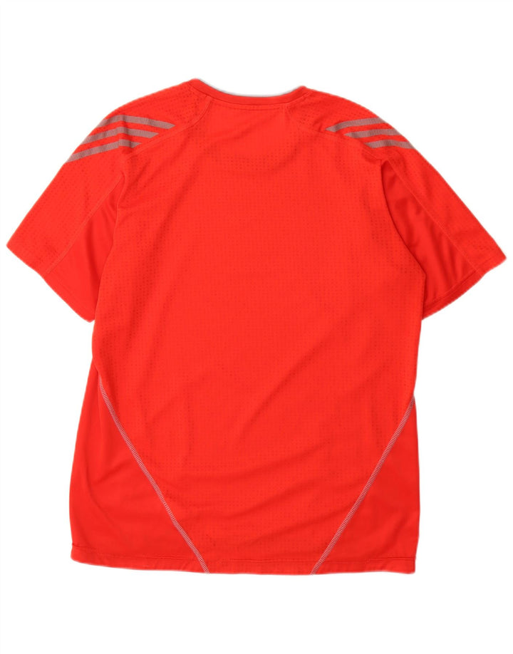 Ανδρικό T-Shirt Adidas Top Medium Red Polyester