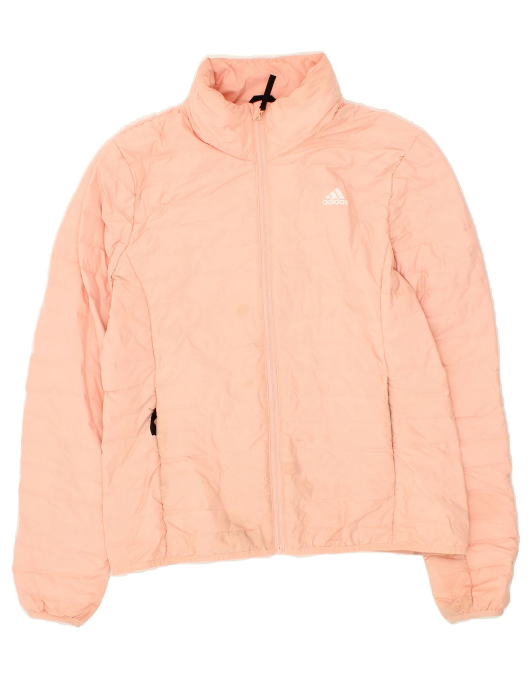 ADIDAS Womens Padded Jacket UK 12/14 Medium Pink Polyester Vintage Adidas and Second-Hand Adidas from Messina Hembry 