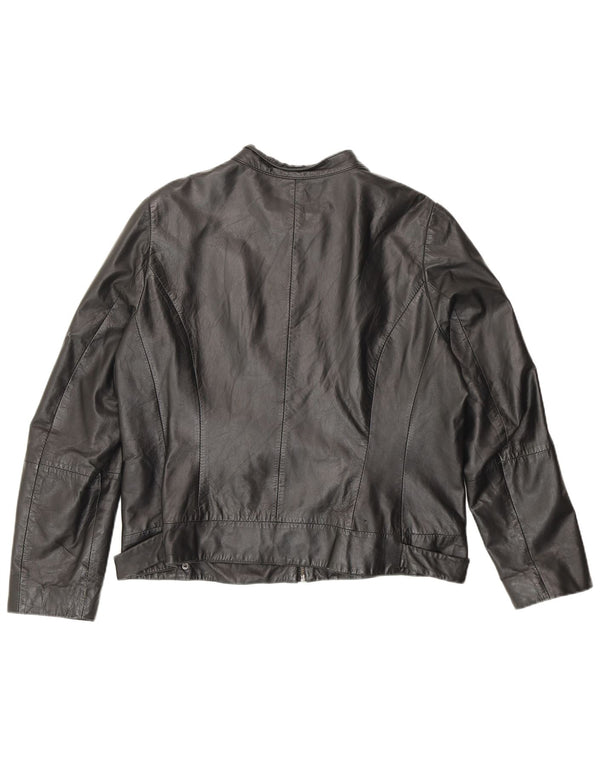 Conbipel Damen Lederjacke IT 48 XL Schwarz