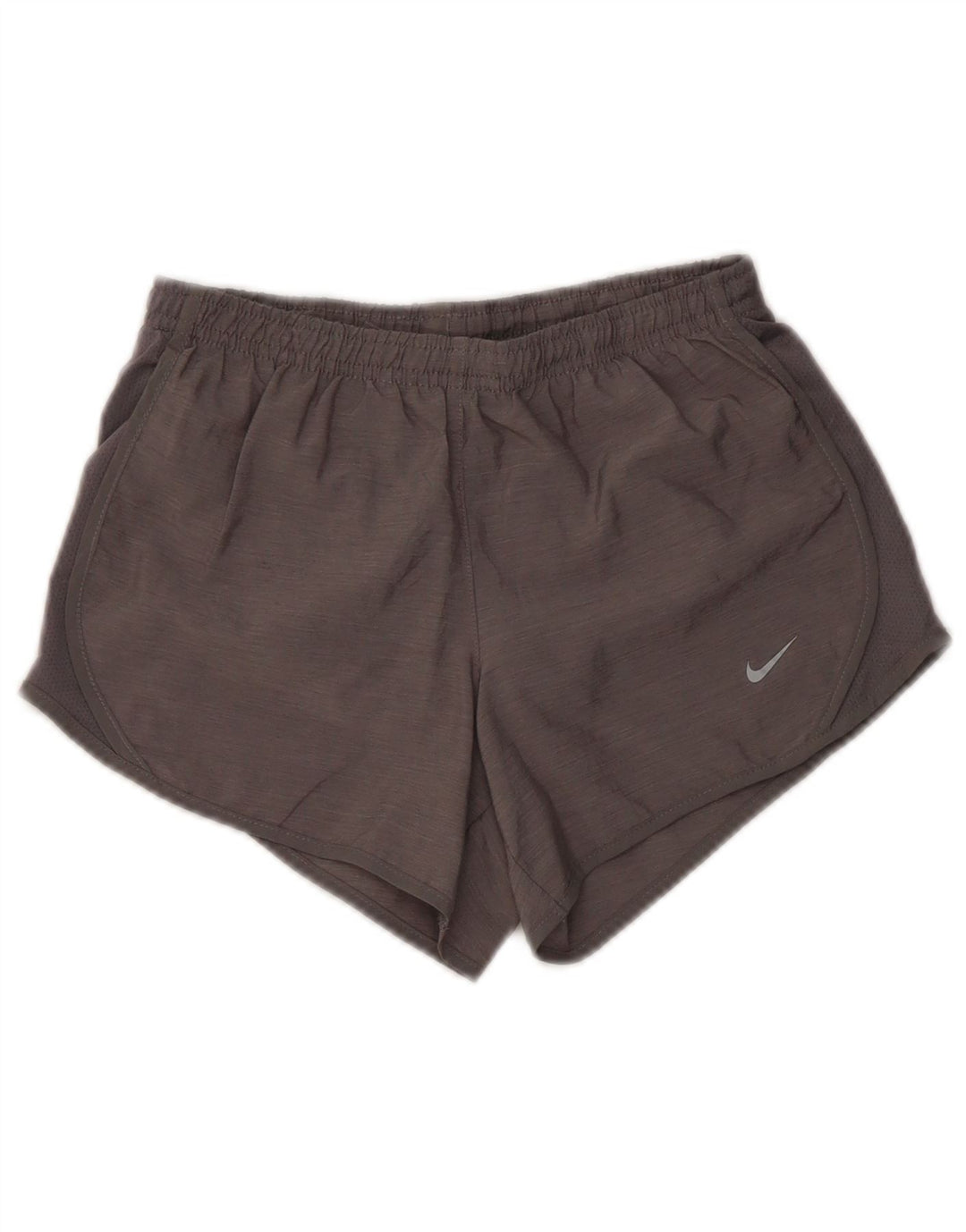 Nike Girls Dri Fit Sport Shorts 10-11 Years Medium Grey Polyester